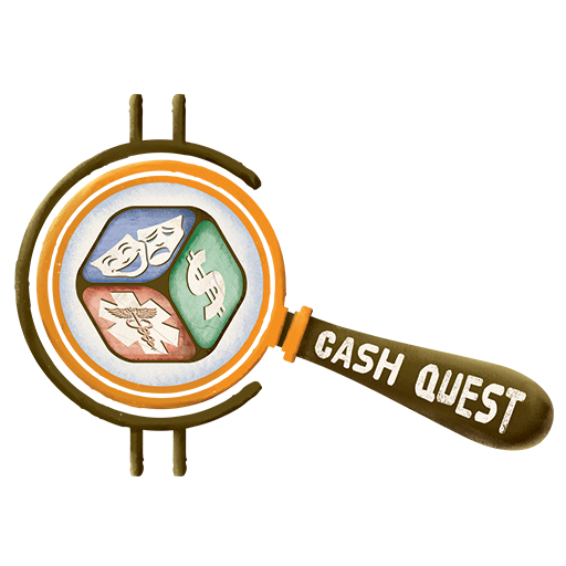 Cash Quest board game logo